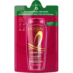 Albert Heijn L'Oréal Paris Elvive Color vive shampoo refill aanbieding