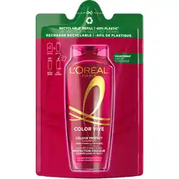Albert Heijn L'Oréal Paris Elvive Color vive shampoo refill aanbieding