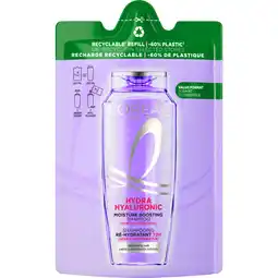 Albert Heijn L'Oréal Paris Elvive Hydra hyaluronic shampoo refill aanbieding