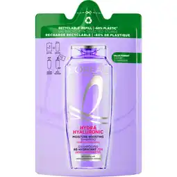 Albert Heijn L'Oréal Paris Elvive Hydra hyaluronic shampoo refill aanbieding