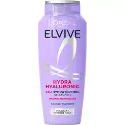 Albert Heijn L'Oréal Paris Elvive Hyaluron plump hydraterende shampoo aanbieding