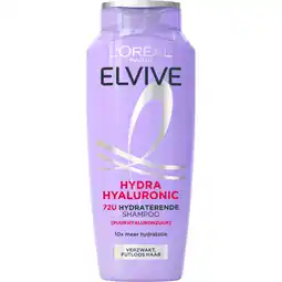 Albert Heijn L'Oréal Paris Elvive Hyaluron plump hydraterende shampoo aanbieding