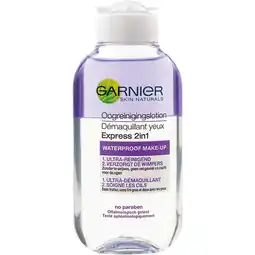 Albert Heijn Garnier Skinactive 2-in-1 oogreinigingslotion aanbieding