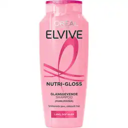 Albert Heijn L'Oréal Paris Elvive Nutri-gloss glansgevende shampoo aanbieding