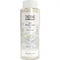 Albert Heijn Therme Zen White Lotus Relaxing Foam Bath aanbieding