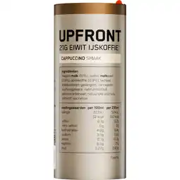 Albert Heijn Upfront Eiwit ijskoffie cappuccino aanbieding