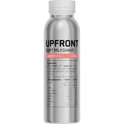 Albert Heijn Upfront Eiwit mikshake aardbei aanbieding