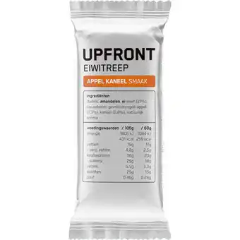 Albert Heijn Upfront Eiwitreep appel kaneel aanbieding