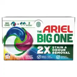 Albert Heijn Ariel Pods color the big one wascapsules aanbieding