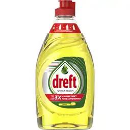 Albert Heijn Dreft Afwasmiddel platinum quick wash lemon aanbieding