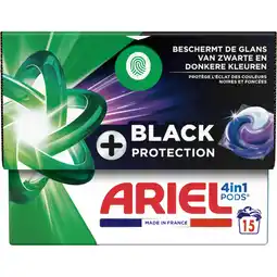 Albert Heijn Ariel 4in1 pods+ black wasmiddelcapsules aanbieding