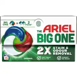 Albert Heijn Ariel Pods original the big one wascapsules aanbieding