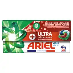 Albert Heijn Ariel 4in1 pods+ ultra wasmiddelcapsules aanbieding