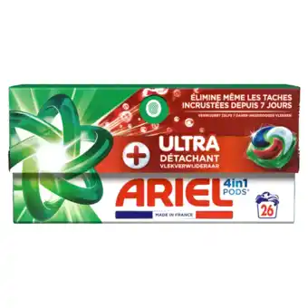 Albert Heijn Ariel 4in1 pods+ ultra wasmiddelcapsules aanbieding