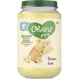 Albert Heijn Olvarit Banaan koek 8m+ aanbieding