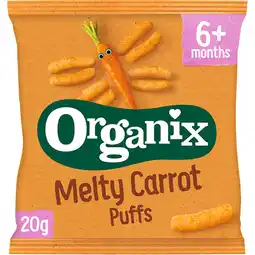 Albert Heijn Organix Maïs knabbels met wortel 6m+ aanbieding