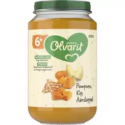 Albert Heijn Olvarit Pompoen kip aardappel 6m+ aanbieding