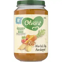 Albert Heijn Olvarit Wortel kip aardappel 8m+ aanbieding