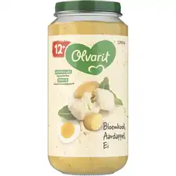 Albert Heijn Olvarit Bloemkool aardappel ei 12m+ aanbieding