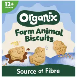 Albert Heijn Organix Boerderijdieren koekjes 12m+ aanbieding