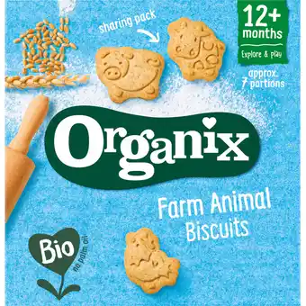 Albert Heijn Organix Boerderijdieren koekjes 12m+ aanbieding