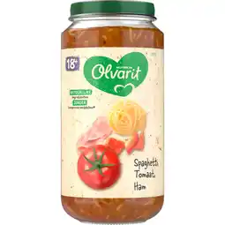 Albert Heijn Olvarit Spaghetti tomaat ham 18m+ aanbieding