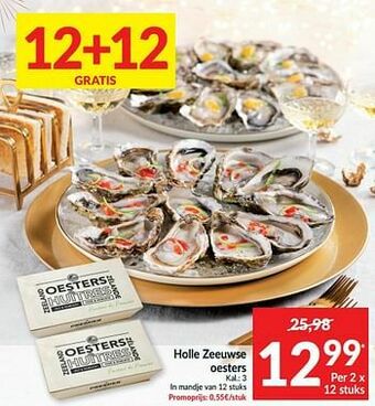 Intermarché Holle zeeuwse oesters aanbieding