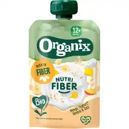Albert Heijn Organix Nutri fiber mango, yoghurt, banana 12m+ aanbieding