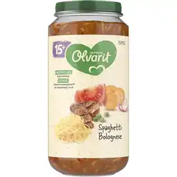 Albert Heijn Olvarit Spaghetti bolognese 15m+ aanbieding