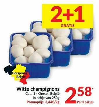 Intermarché Witte champignons aanbieding