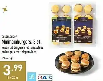 ALDI Minihamburgers aanbieding