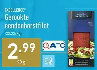 ALDI Gerookte eendenborstfilet aanbieding
