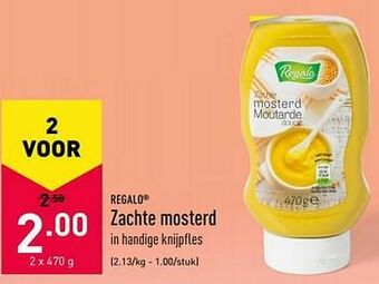ALDI Zachte mosterd aanbieding