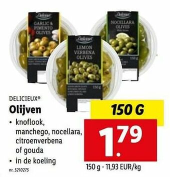 Lidl Olijven aanbieding