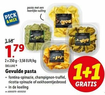 Lidl Gevulde pasta aanbieding
