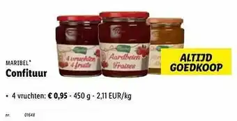 Lidl Confituur 4 vruchten aanbieding