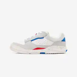 Decathlon Leren multisportschoenen met veters voor kinderen Playventure City wit aanbieding