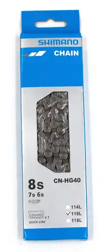 Decathlon Fietsketting 6/7/8 Speed Hg40 Met Quick Link - 116 Schakels aanbieding