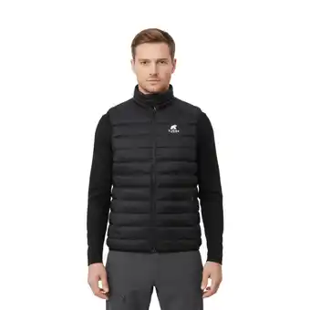 Decathlon Merino Nordend Heren mouwloos donsjack aanbieding