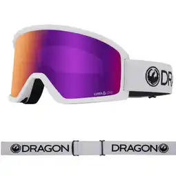 Decathlon DX3 OTG Unisex Skibril - White/LL Purple Ionized & LL Amber aanbieding