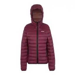 Decathlon Dames Marizion Gewatteerd jack met capuchon (Donker Pimento) aanbieding