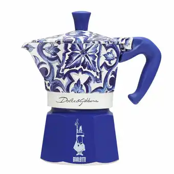 Decathlon Italiaanse Koffiepot BIALETTI MOKA D&G BLU MEDIT. 3T 3 Koppar aanbieding