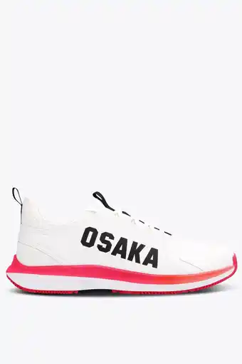 Decathlon Osaka Hockeyschoenen Furo INDOOR | Wit-Framboos aanbieding