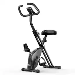 Decathlon Vouwbare magnetische hometrainer met LCD‑scherm & weerstandsbanden aanbieding