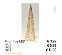 Multi bazar Piramide LED aanbieding