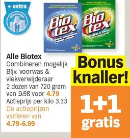 Albert Heijn Alle Biotex aanbieding