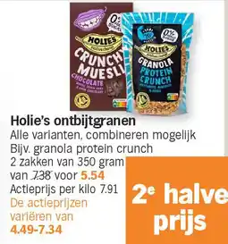 Albert Heijn Holie's ontbijtgranen aanbieding