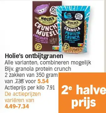 Albert Heijn Holie's ontbijtgranen aanbieding