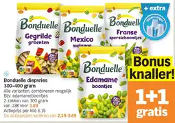 Albert Heijn Bonduelle diepvries 300-400 gram aanbieding
