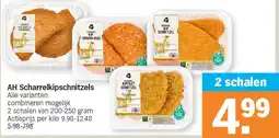 Albert Heijn AH Scharrelkipschnitzels aanbieding